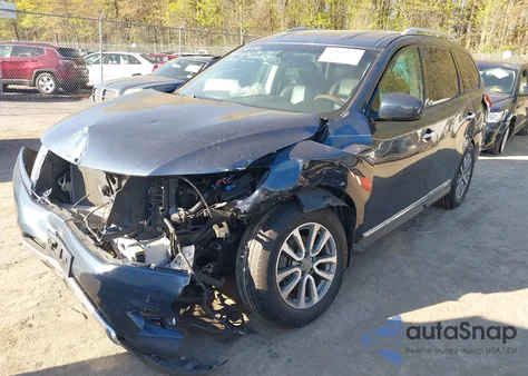 2016 Nissan Pathfinder Sl from USA, damaged, VIN 5N1AR2MM0GC621875